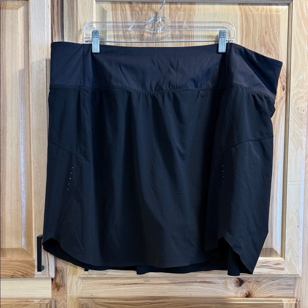 Athleta Black Run With It Athleisure Activewear Sporty Versatile Skort Size 3X